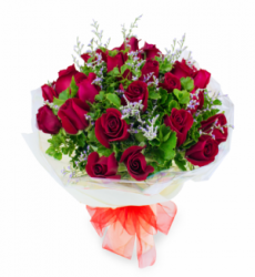 Kucak Dolusu Aşk 25 Kırmızı Gül Buketi